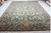 Jaipur Green Hand Knotted 93 X 1111  Area Rug 905-132588 Thumb 1