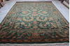 Jaipur Green Hand Knotted 93 X 1111  Area Rug 905-132588 Thumb 2