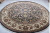 Jaipur Black Round Hand Knotted 910 X 910 Area Rug 905-132589 Thumb 1