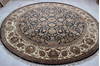 Jaipur Black Round Hand Knotted 910 X 910  Area Rug 905-132589 Thumb 2