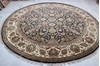 Jaipur Black Round Hand Knotted 910 X 910  Area Rug 905-132589 Thumb 6