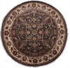 Jaipur Black Round Hand Knotted 910 X 910  Area Rug 905-132589 Thumb 0