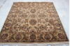 Jaipur Beige Square Hand Knotted 60 X 63 Area Rug 905-132593 Thumb 3