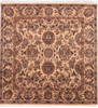 Jaipur Beige Square Hand Knotted 60 X 63  Area Rug 905-132593 Thumb 0