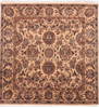 Jaipur Beige Square Hand Knotted 60 X 63 Area Rug 905-132593 Thumb 0