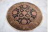 Jaipur Black Round Hand Knotted 411 X 411  Area Rug 905-132595 Thumb 1