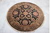 Jaipur Black Round Hand Knotted 411 X 411 Area Rug 905-132595 Thumb 1