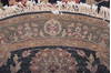Jaipur Black Round Hand Knotted 411 X 411 Area Rug 905-132595 Thumb 3