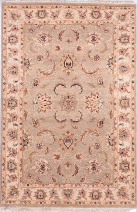 Chobi Grey Hand Knotted 41 X 61 Area Rug 905-132599 Image 0