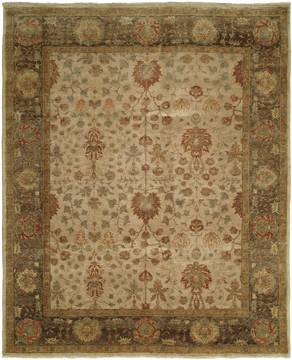 Kalaty ANGORA Beige Rectangle 6x9 ft Wool Carpet 132680