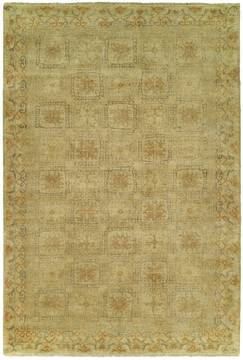 Kalaty ANTALYA Beige Rectangle 4x6 ft Wool Carpet 132719