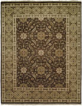 Kalaty BASHIR Brown Rectangle 10x14 ft Wool Carpet 132768