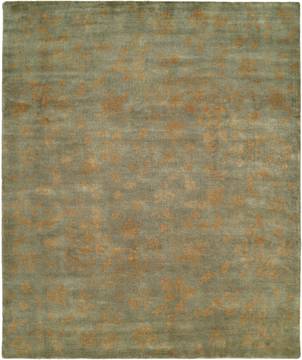 Kalaty CAROL BOLTON Green Rectangle 12x18 ft Wool Carpet 132806