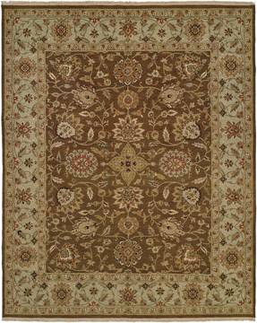 Kalaty CASPIAN Brown Rectangle 2x3 ft Wool Carpet 132853