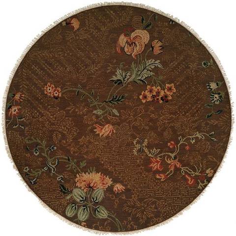 Kalaty CASPIAN Brown Round 80 X 80 Area Rug CP-817 R8 835-132876 Image 0