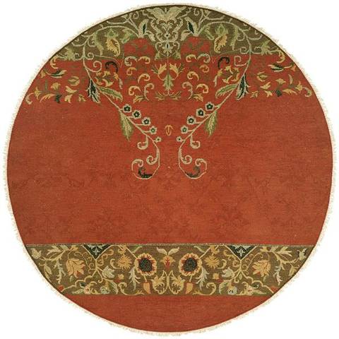 Kalaty CASPIAN Red Round 80 X 80 Area Rug CP-818 R8 835-132886 Image 0