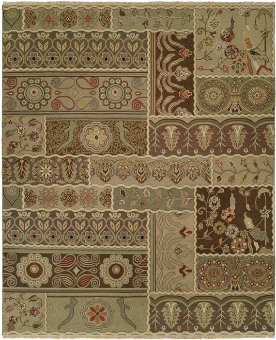 Kalaty CASPIAN Green Runner 26 X 100 Area Rug CP-822 2610 835-132889 Image 0