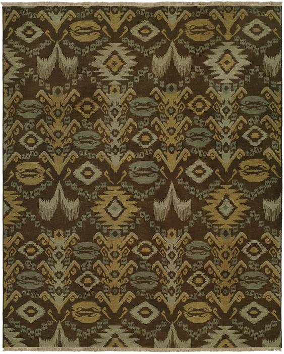 Kalaty CASPIAN Brown Runner 26 X 80 Area Rug CP-827 268 835-132925 Image 0