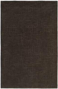 Kalaty ECHO Brown Rectangle 2x3 ft Wool Carpet 132935