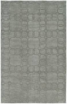 Kalaty ECHO Grey Rectangle 6x9 ft Wool Carpet 132963
