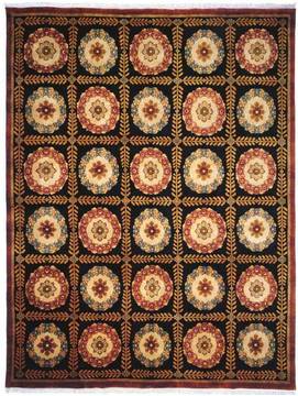 Kalaty CHANTAL Black Runner 10 to 12 ft Wool Carpet 132990