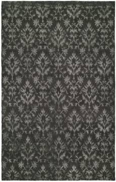 Kalaty GRAMERCY Grey Rectangle 6x9 ft Wool and Silkette Carpet 133037