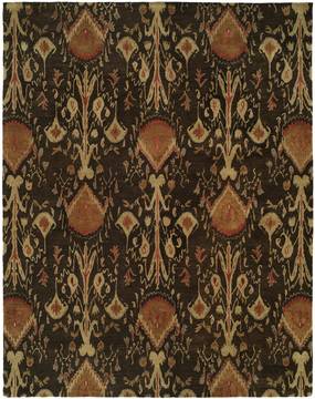 Kalaty HEIRLOOM Brown Round 5 to 6 ft Wool Carpet 133112