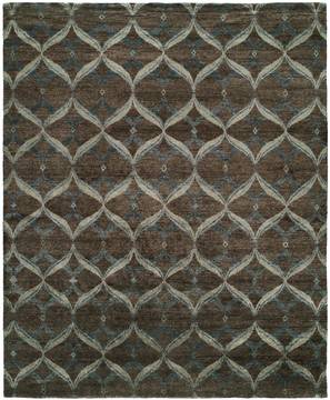 Kalaty INSPIRA Brown Rectangle 10x14 ft Silkette Carpet 133147