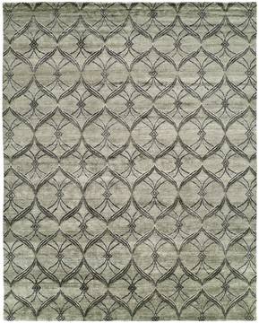Kalaty INSPIRA Green Rectangle 4x6 ft Silkette Carpet 133169