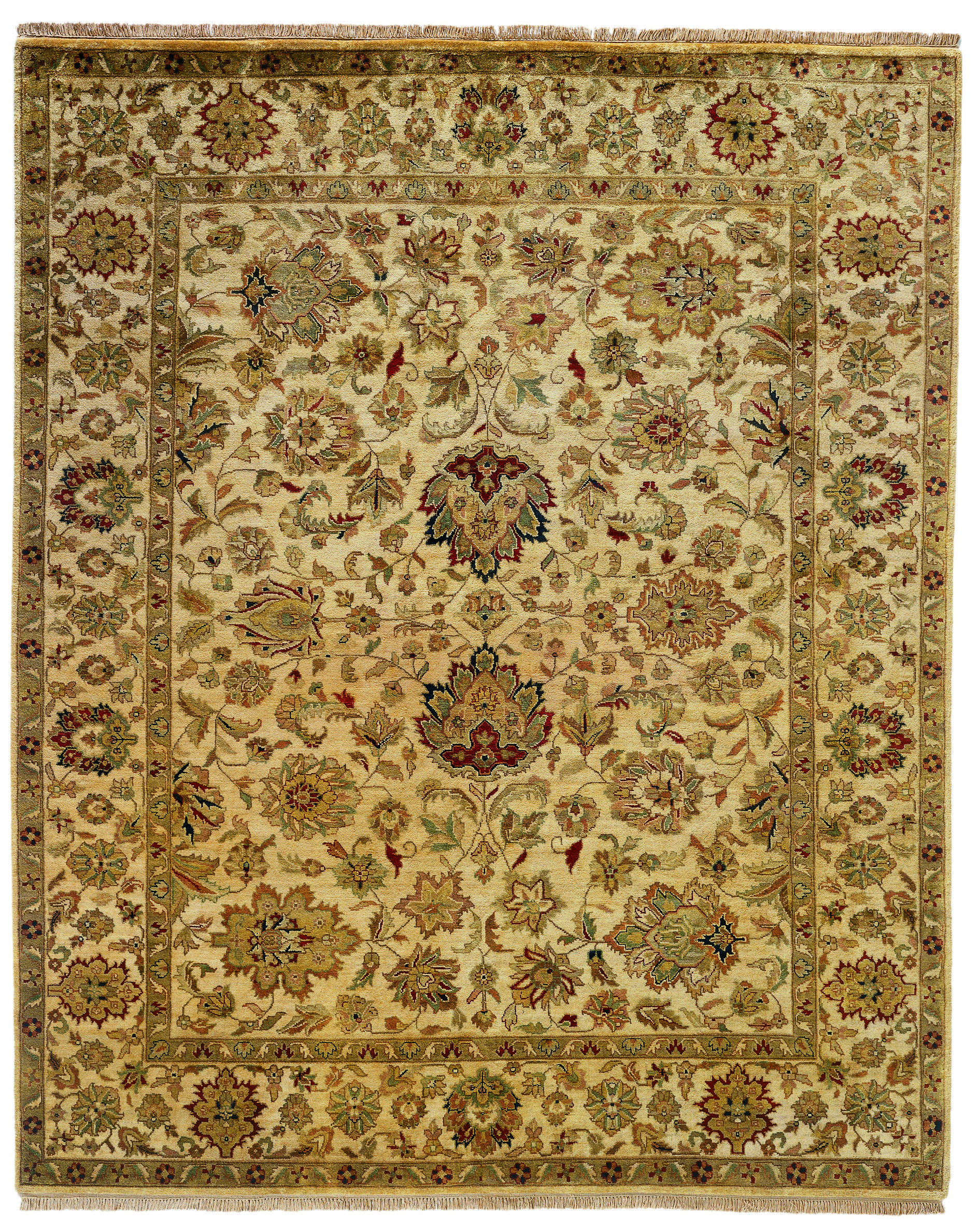 10' Square Green/Gold Kalaty Jaipura Area Rug 10' Square Green/Gold Kalaty Jaipura Area Rug