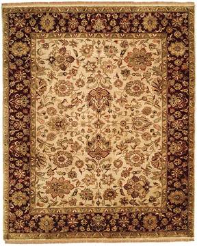 Kalaty JAIPURA Beige Square 7 to 8 ft Wool Carpet 133250