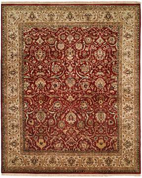 Kalaty KABIR Red Runner 10 to 12 ft Wool and Silk Carpet 133257