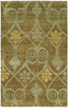 Kalaty LEGACY Brown Rectangle 2x3 ft Wool Carpet 133317
