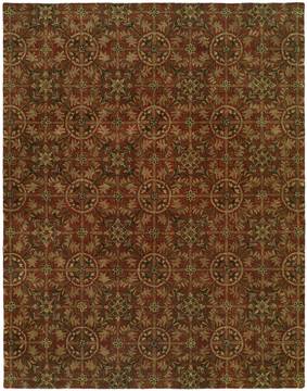 Kalaty NEWPORT MANSIONS Red Rectangle 2x3 ft Wool Carpet 133382