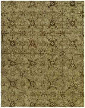 Kalaty NEWPORT MANSIONS Green Rectangle 6x9 ft Wool Carpet 133388