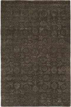 Kalaty NIRVANA Brown Runner 10 to 12 ft Wool and Silkette Carpet 133421