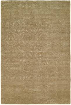 Kalaty NIRVANA Beige Rectangle 10x14 ft Wool and Silkette Carpet 133441