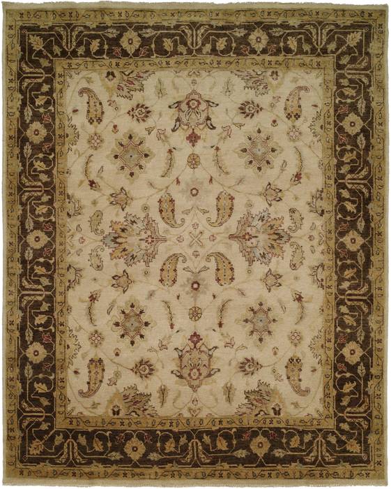 Kalaty OUSHAK Beige 100 X 140 Area Rug OU-418 1014 835-133576 Image 0