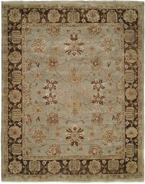 Kalaty OUSHAK Blue Rectangle 4x6 ft Wool Carpet 133649