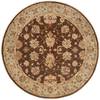 Kalaty OUSHAK Brown Round 100 X 100 Area Rug OU-458 R10 835-133671 Thumb 0