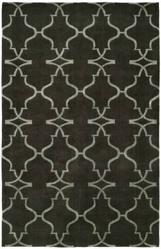 Kalaty PORTFOLIO Grey Rectangle 2x3 ft Wool and Silkette Carpet 133698