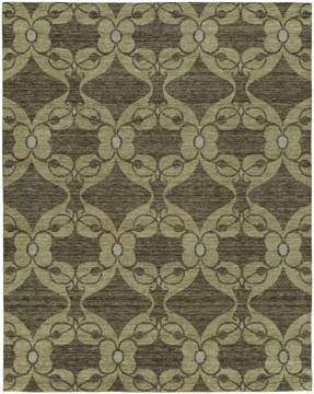 Kalaty PORTFOLIO Brown Runner 10 to 12 ft Wool and Silkette Carpet 133719