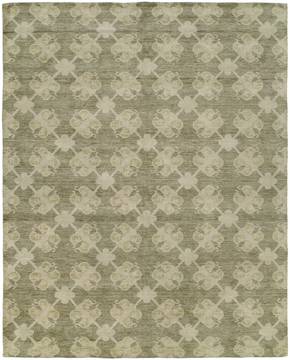 Kalaty PORTFOLIO Green Runner 10 to 12 ft Wool and Silkette Carpet 133724