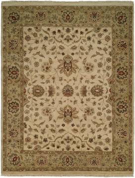 Kalaty PASHA Beige Round 5 to 6 ft Wool Carpet 133746