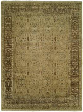 Kalaty PASHA Beige Rectangle 4x6 ft Wool Carpet 133795