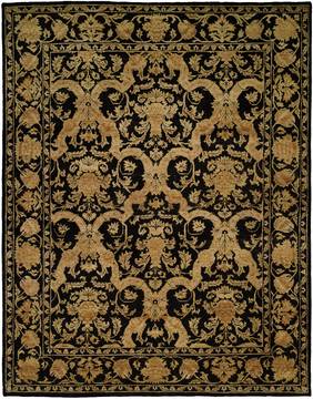Kalaty ROYAL MANNER ESTATES Black Rectangle 4x6 ft Wool Carpet 133851