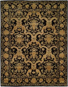 Kalaty ROYAL MANNER ESTATES Black Rectangle 8x10 ft Wool Carpet 133853