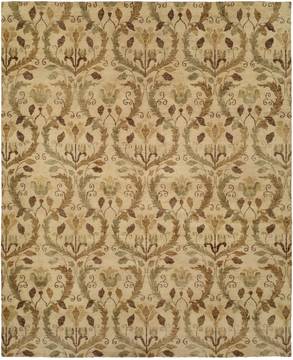 Kalaty ROYAL MANNER DERBYSH Beige Rectangle 10x14 ft Wool Carpet 133877