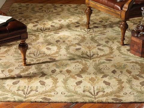 Kalaty ROYAL MANNER DERBYSH Beige Round 60 X 60 Area Rug RM-721 R6 835-133887 Image 1