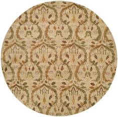 Kalaty ROYAL MANNER DERBYSH Beige Round 6'0" X 6'0" Area Rug RM-721 R6 835-133887